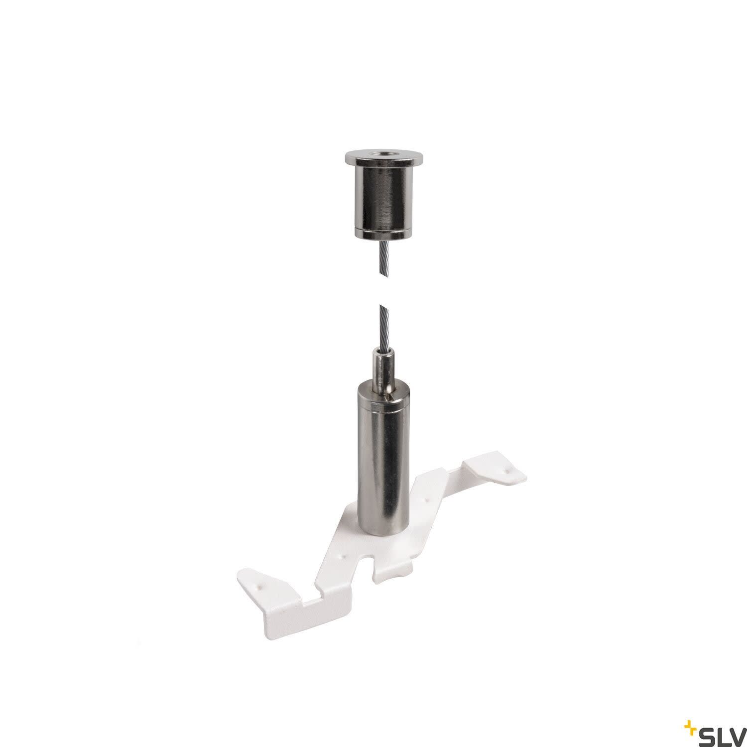 SLV - 48V TRACK, Kit de suspension à filin de 3m, blanc