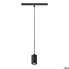 SLV - NUMINOS® XS 48V TRACK DALI, suspension, intérieur, noir/noir, LED, 8,7W, 40°
