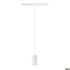 SLV - NUMINOS® XS 48V TRACK DALI, suspension, intérieur, blanc/blanc, LED, 8,7W, 40°