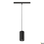 SLV - NUMINOS® S 48V TRACK DALI, suspension, intérieur, noir/chrome, LED, 16W, 40°