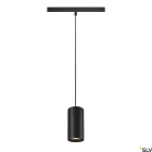 SLV - NUMINOS® S 48V TRACK DALI, suspension, intérieur, noir/noir, LED, 16W, 55°