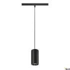 SLV - NUMINOS® S 48V TRACK DALI, suspension, intérieur, noir/chrome, LED, 16W, 55°