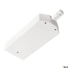 SLV - Boîtier de transformateur 48V TRACK avec embout d'alimentation gauche DALI blanc