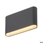 SLV - OVAL 14WL, Applique murale, 2700/3000 K, 6W, noir