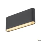 SLV - OVAL 18WL, Applique murale, 2700/3000 K, 10W, noir