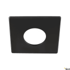 SLV - UNIVERSAL DL, collerette décorative, intérieur, carré, noir