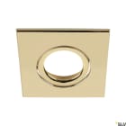 SLV - UNIVERSAL DOWNLIGHT, collerette décorative, int, carré, orientable, or brillant