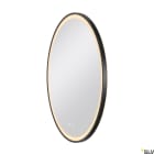 SLV - TRUKKO 80, Miroir, 80 cm, chromé, bord noir