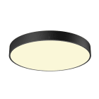 SLV - MEDO® PRO 60, applique et plafonnier, intérieur, rond, noir, LED, 37W, IP 50