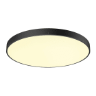 SLV - MEDO® PRO 90, plafonnier, intérieur, rond, noir, LED, 74W, IP 50, IK02, UGR <19