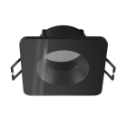 SLV - NEW TRIA® 68, collerette pour spot encastré, intérieur, carré, noir, IP 65