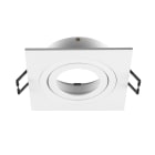 SLV - NEW TRIA® 75, collerette spot encastré, intérieur, carré, orientable, blanc