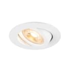 SLV - NEW TRIA® 68, encastré plafond, intérieur, rond, orientable, blanc, LED, 10 W