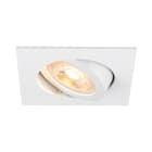 SLV - NEW TRIA® 68, spot encastré, int, carré, orientable, blanc, GU10, 10W, IP 20