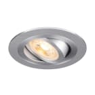 SLV - NEW TRIA® 75, spot encastré, intérieur, rond, orientable, alu, GU10, 10W, IP 20