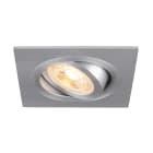 SLV - NEW TRIA® 75, spot encastré, intérieur, carré, orientable, alu, GU10, 10W, IP 20