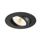 SLV - NEW TRIA® 68, spot encastré, intérieur, rond, orientable, noir, LED, 8,3W
