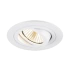 SLV - NEW TRIA® 75, encastré plafond, intérieur, rond, orientable, blanc, LED, 8,3 W