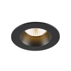 SLV - NEW TRIA® 68, spot encastré, intérieur, rond, noir, LED, 8,3W, IP20 / IP65