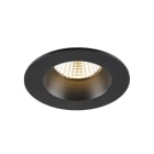 SLV - NEW TRIA® 68, encastré plafond, intérieur, rond, noir, LED, 8,3 W, IP20 / IP65