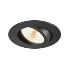 SLV - NEW TRIA® UNIVERSAL 68, encastré plafond, intérieur, rond, noir, LED, 8,6 W