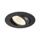 SLV - NEW TRIA® UNIVERSAL 68, spot encastré, intérieur, rond, noir, LED, 8,6W