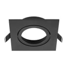 SLV - NEW TRIA® 95, collerette spot encastré, intérieur, carré, orientable, noir