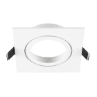 SLV - NEW TRIA® 95, collerette spot encastré, intérieur, carré, orientable, blanc