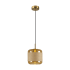 SLV - PANTILO ROPE 20, Suspension, 250 cm, E27, 15W, ambre/or