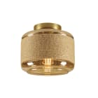 SLV - PANTILO ROPE 19 Plafonnier et applique saillie cylindrique 15W ambre/or