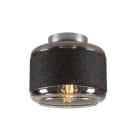 SLV - PANTILO ROPE 19 Plafonnier et applique saillie cylindrique 15W anthracite/argent