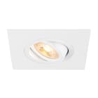 SLV - NEW TRIA® 75 XL, spot encastré, int, carré, orientable, blanc, GU10, 10W, IP20