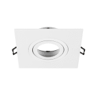 SLV - NEW TRIA® 75 XL, collerette spot encastré, int, carré, orientable, blanc