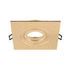SLV - NEW TRIA® 75 XL, collerette spot encastré int, carré, orientable, doré