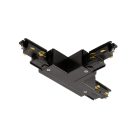 SLV - S-TRACK connecteur T, possible alimentation, Dali Phase, réversible, gauche noir