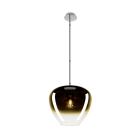 SLV - PANTILO CONVEX 40, suspension, intérieur, L150 cm, E27, 40W, or