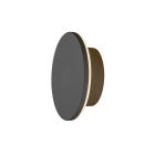SLV - D-RING S, applique, extérieur, 2700/3000 K, PHASE, IP65, noir, bord de mer