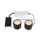 SLV - NEW TRIA® 155, module LED double, 3000 K, 38°, PHASE, noir