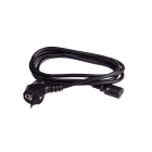 SLV - Câble d'alimentation, longueur 1,8 m, noir