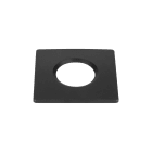 SLV - UNIVERSAL DOWNLIGHT, collerette décorative, fixe, IP65, carré, noir