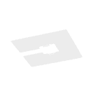 SLV - Cache-rail 1 allumage, blanc