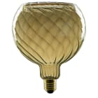 SLV - LED Floating Globe 150 twisted, ampoule LED, gris fumée, E27, PHASE, 6W, 1900 K