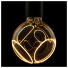 SLV - LED Globe 125 2x slanting Soft Curve, ampoule LED, fumée, E27, PHASE, 6W, 1900 K