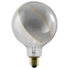 SLV - LED Illusion Globe 125 slanting top, ampoule LED, smokey, E27, PHASE, 5W, 2200 K
