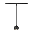 SLV - LIGHT EYE® 90, suspension pour rail 1 allumage, GU10, L150cm, 6W, noir mat
