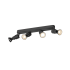 SLV - PURI 2.0 Basic, applique et plafonnier, long, quadruple, 6W GU10, noir