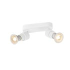 SLV - PURI 2.0 Basic, applique et plafonnier, double, 6W GU10, blanc
