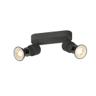 SLV - PURI 2.0 Basic, applique et plafonnier, double, 6W GU10, noir