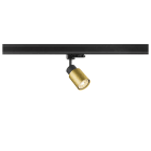 SLV - PURI 2.0 Tube, spot rail 3 allumages, intérieur, GU10, simple, 6W, noir/or