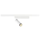 SLV - GRIP! S, spot rail 1 allumage, cylindrique, 3000 K, 11W, PHASE, 29°, blanc/noir